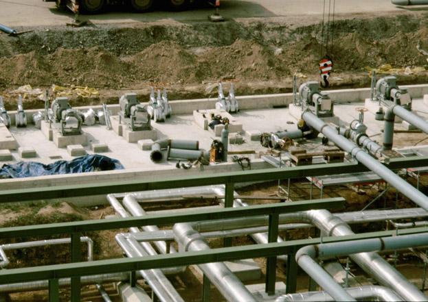 Neubau: Pumpstation und Lagertank für Dieselprodukte